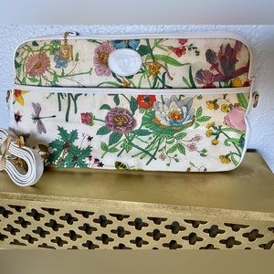 Vintage floral GUCCI shoulder bag